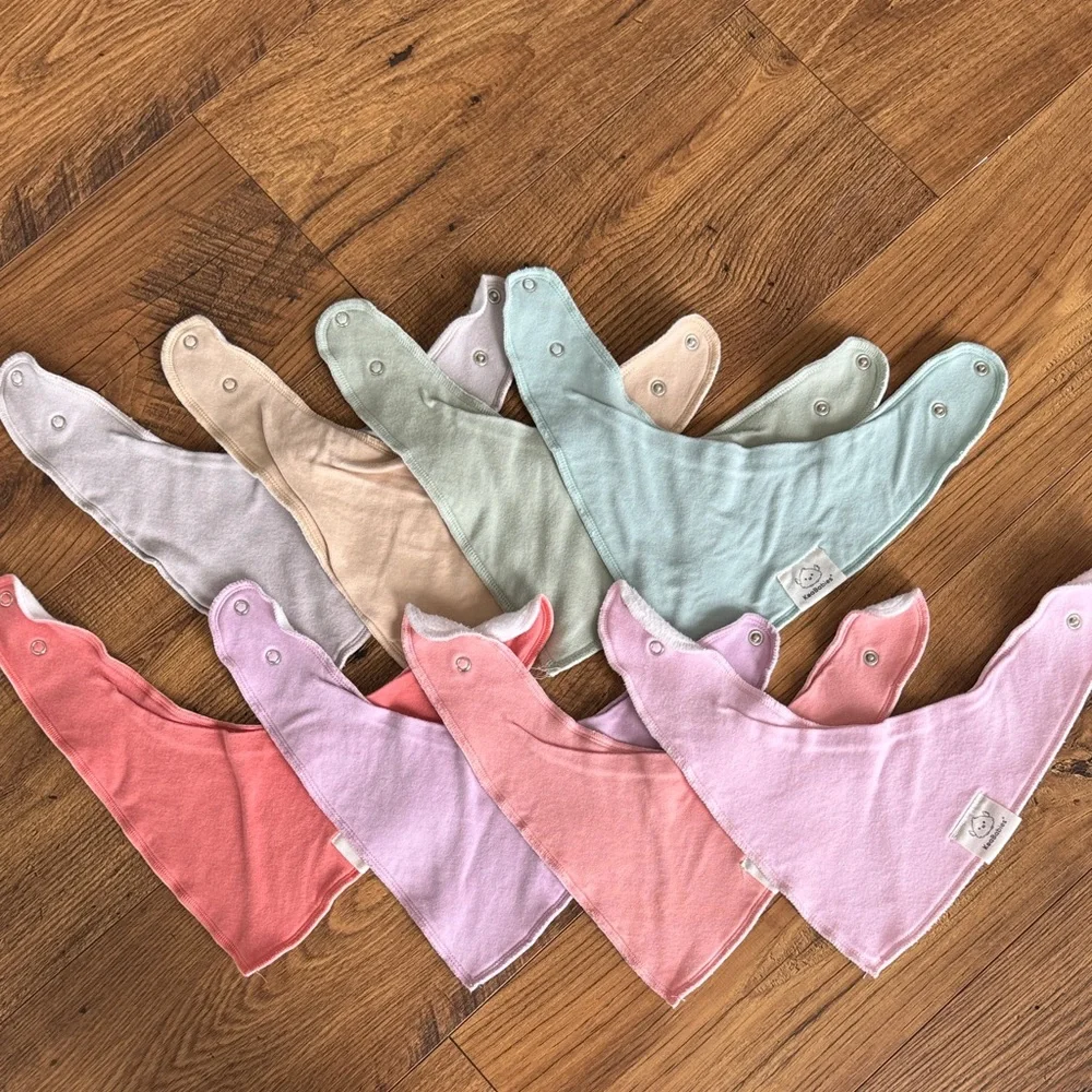 Like new KeaBabies baby / toddler bibs, bundle of 8